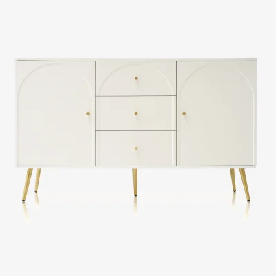 The Range Sideboard Cabinet for Living Room Chest of Drawers  - White