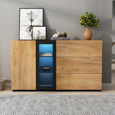 The Range Sideboard with Glass Display Cabinet