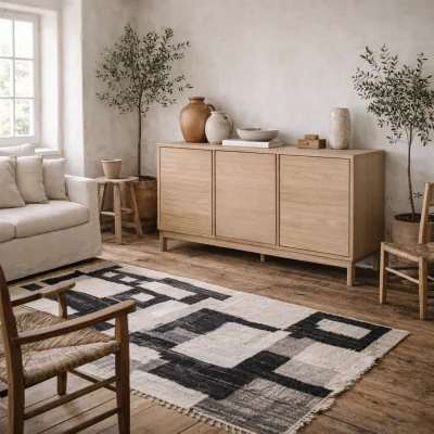 The Range Nakskov 3 Door Pigmented Sideboard - Natural