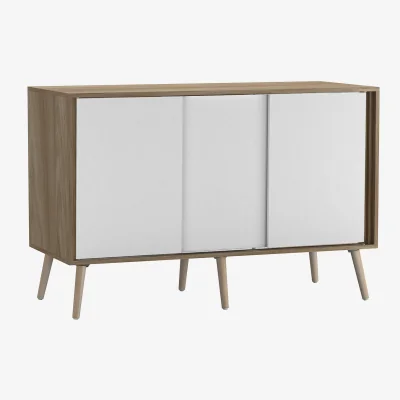 The Range URBNLIVING Mix And Match Sliding Sideboard - Oak