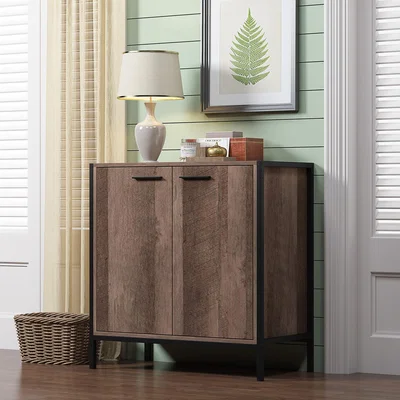 The Range Industrial Inspire Large 2 Door Sideboard - Urban Brown