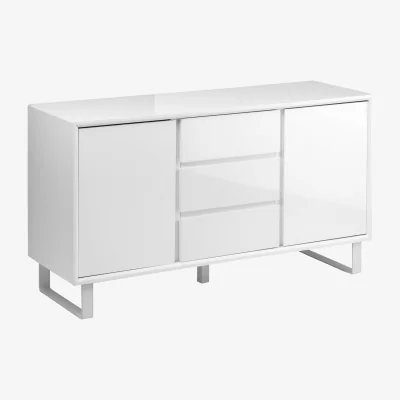 The Range Moritz White High Gloss Sideboard - White