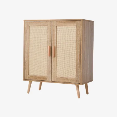The Range Freestanding Sideboard Storage Cabinet - Natural Wood