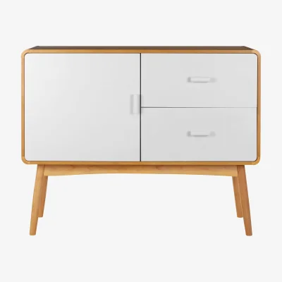 The Range Malmo 1 Door And 2 Drawers Sideboard - White