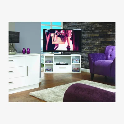 The Range Knightsbridge Low 2 door Unit - White Gloss & White