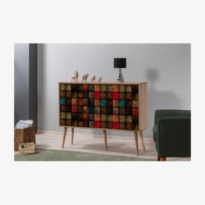 The Range New Colors  Sideboard  Solid Wooden Legs - Atlantic Pine / 94cm