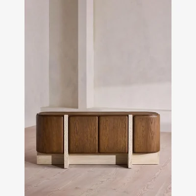 Soho Home Tivoli Sideboard, Travertine