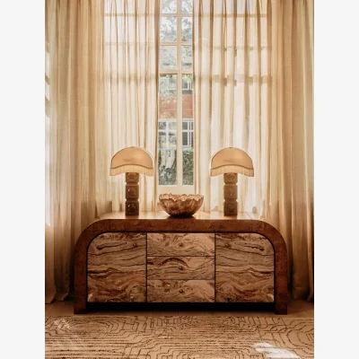 Soho Home Toledo Sideboard, Rosso Orobico