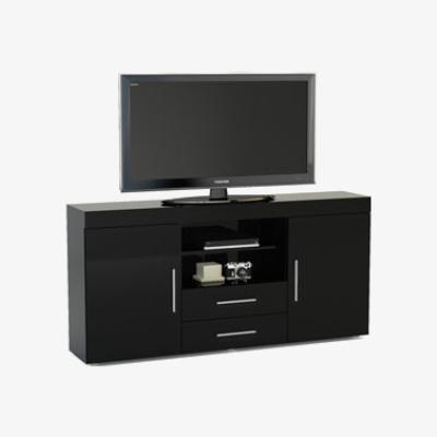 Teddy Beau Birlea Edgeware 2 Door 2 Drawer Sideboard Black