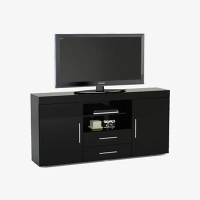 Teddy Beau Birlea Edgeware 2 Door 2 Drawer Sideboard Black