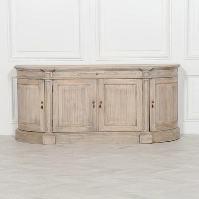 Teddy Beau Maison Reproductions Rustic Wooden Large Buffet Sideboard