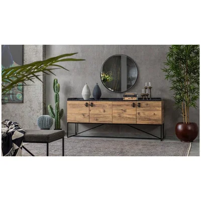 Vivense Loft Sideboard, Walnut
