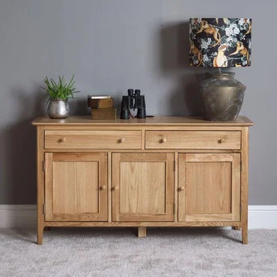 Woods Furniture Trento Oak 3 Door Sideboard