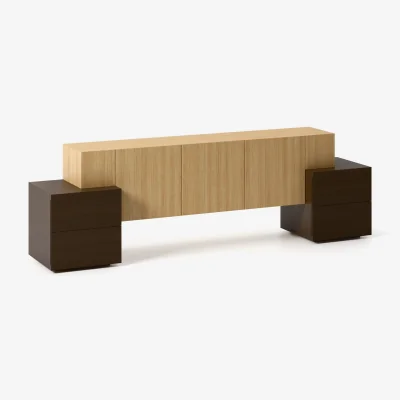 Westwing Wooden Sideboard Pino