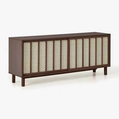 Westwing Sideboard Echo with Rattan Fronts