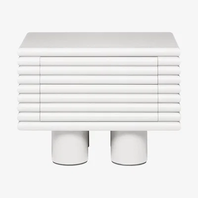 Amara Giobagnara - Scala Two Drawers Chest - White F05
