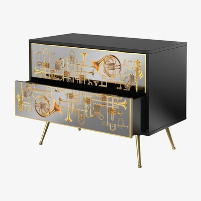 Amara Seletti wears Toiletpaper - Trumpets Chest of Drawers - 2 Drawers