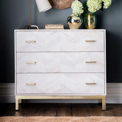 Atkin & Thyme Chevron Chest of Drawers