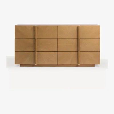 Anthropologie Hugo Oak Six-Drawer Chest of Drawers