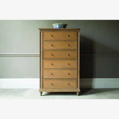 And So To Bed Romeo Tallboy 6 Drawer