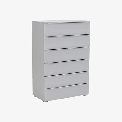 Barker and Stonehouse Nordkette 6 Drawer Wide Chest, Grey | Barker & Stonehouse