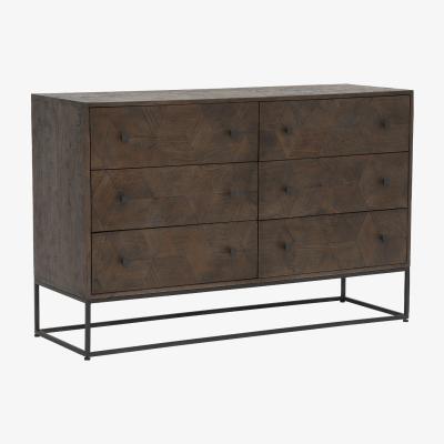 Barker and Stonehouse Mojave 6 Drawer Chest, Mango Wood