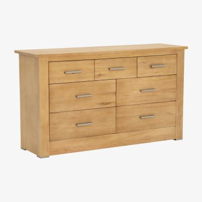 Barker and Stonehouse Ibex 3+4 Drawer Chest, Brown Oak Wood | Barker & Stonehouse