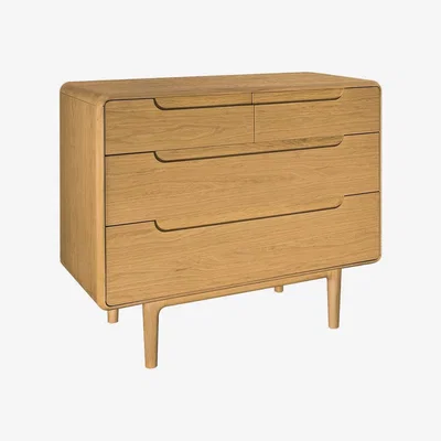 Barker and Stonehouse G Plan Winchester 4 Drawer Chest of Drawers, Neutral Oak | Barker & Stonehouse