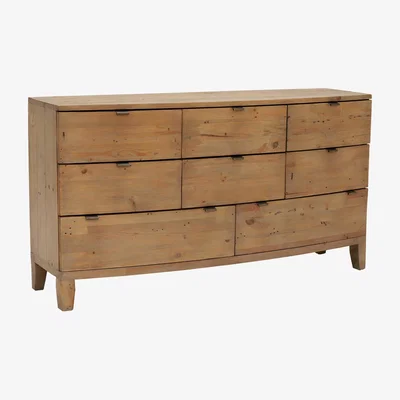 Barker and Stonehouse Rye Reclaimed Wood 8 Drawer Dresser Cabinet | Barker & Stonehouse