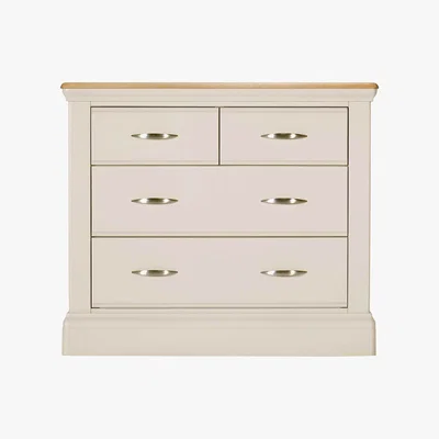 Barker and Stonehouse Bambury 2+2 Drawer Chest, Stone