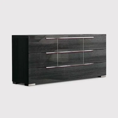 Barker and Stonehouse Versilia 3 Drawer Dresser, Grey | Barker & Stonehouse