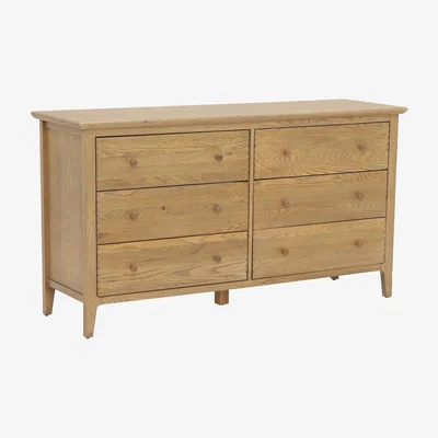 Barker and Stonehouse Runswick 6 Drawer Chest, Oak