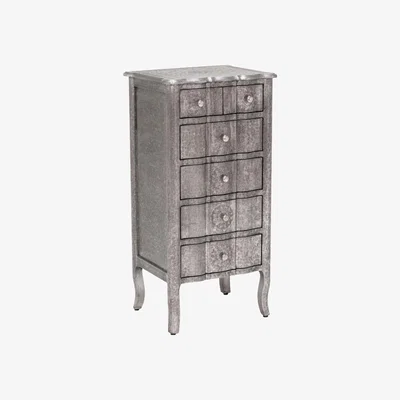 Barker and Stonehouse Zinnia 6 Drawer Tall Chest, 776 Metal | Barker & Stonehouse