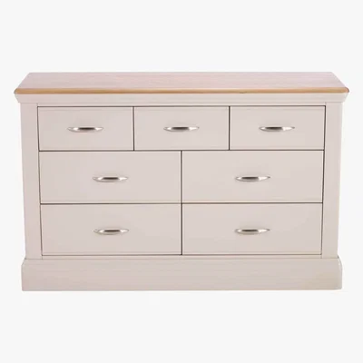 Barker and Stonehouse Bambury 3+4 Drawer Chest, Stone