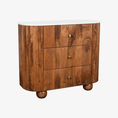 Barker and Stonehouse Hanoi 3 Drawer Chest of Drawers, Wood | Barker & Stonehouse