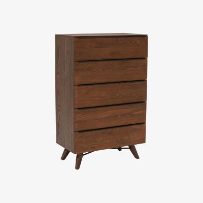 Barker and Stonehouse Legna 5 Drawer Tall Chest Oak Wood | Barker & Stonehouse