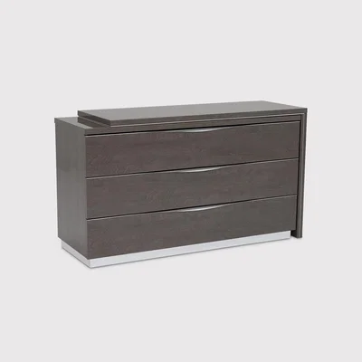 Barker and Stonehouse Lutyen Dresser Toilette With 3 Drawers Large, Brown | Barker & Stonehouse