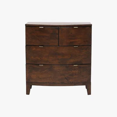 Barker and Stonehouse Navajos Reclaimed Wood 4 Drawer Chest, Chestnut