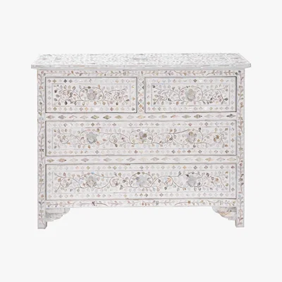 Barker and Stonehouse Clipper Chest Of Drawers, Mother Of Pearl