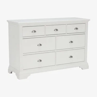 Barker and Stonehouse Carrington 3+4 Drawer Chest, White