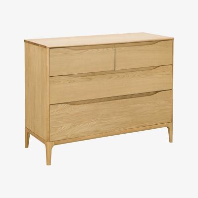 Barker and Stonehouse Ercol Rimini 4 Drawer Low Wide Chest, Neutral Oak Wood | Barker & Stonehouse