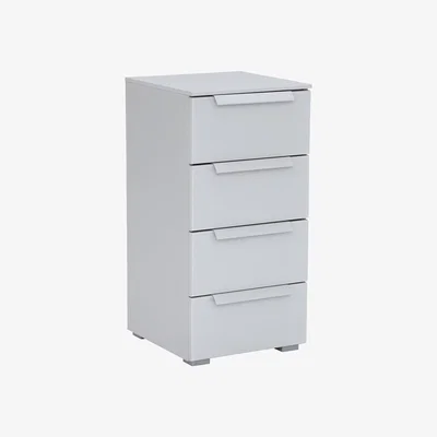 Barker and Stonehouse Atlanta 4 Drawer Chest, Grey Wood | Barker & Stonehouse
