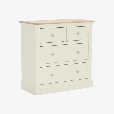 Barker and Stonehouse Staithes 2+2 Chest, Neutral Oak Wood | Barker & Stonehouse