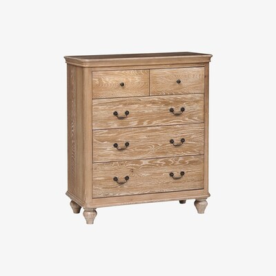 The Cotswold Company Wickham Washed Oak Chest of Drawers