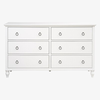 The Cotswold Company Wilmslow Pale Grey NEW 6 Drawer Chest