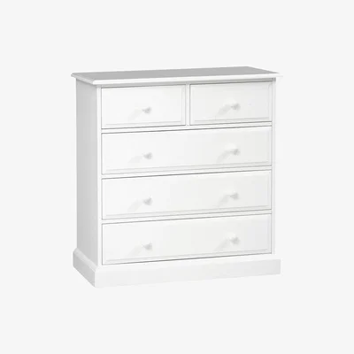 The Cotswold Company Burford Warm White 2 Over 3 Chest of Drawers
