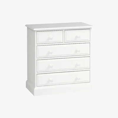 The Cotswold Company Burford Warm White Petite 2 Over 3 Drawer Chest
