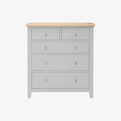 The Cotswold Company Chester Dove Grey 2+3 Chest of Drawers