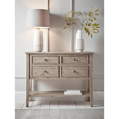 Cox and Cox NEW Camille Chest of Drawers - Limewashed