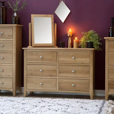Chiltern Oak Furniture Gloucester Oak Chest of 6 Drawers